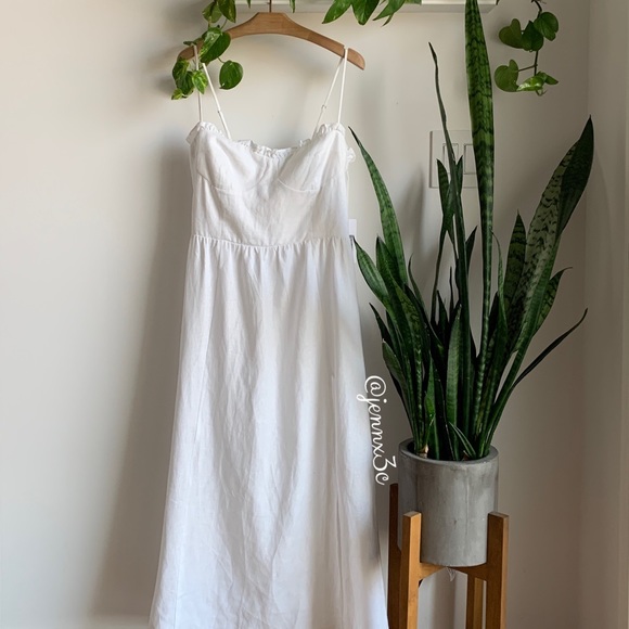 ❌[SOLD]❌Reformation Prune Dress || White - Picture 14 of 15